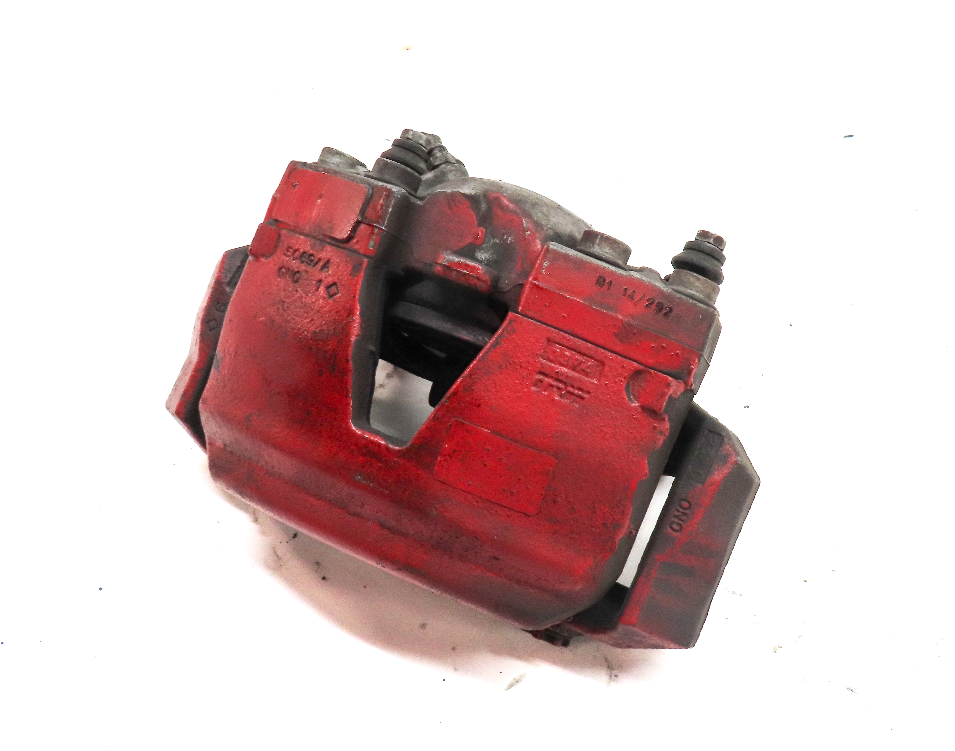 2013-2015 AUDI A6 (C7) FRONT LEFT DRIVER BRAKE CALIPER (345mm 13.58" ROTOR) — exact item pictured